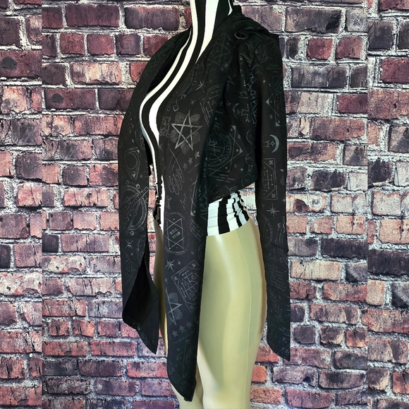 Killstar Unholy Sabbath Cropped Hoodie - Picture 4 of 13